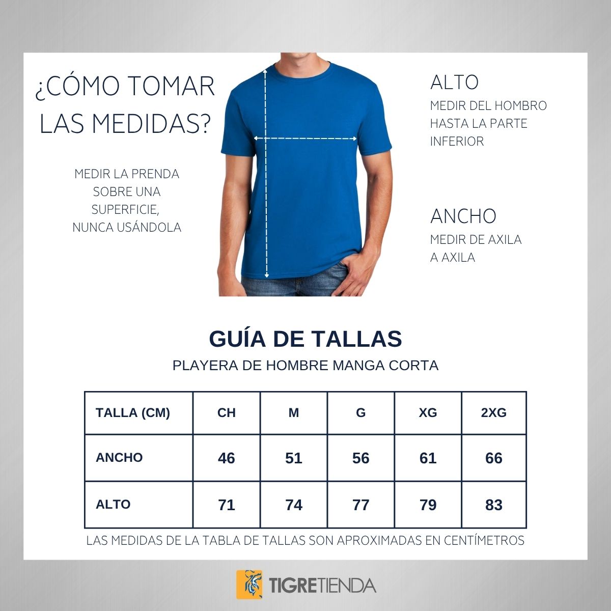 T-SHIRT ESCUDO TIGRES UANL AZUL
