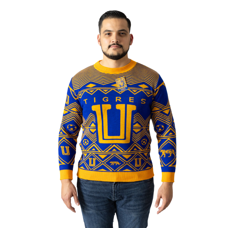 SUETER NAVIDEÑO TIGRES 