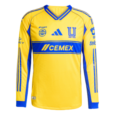 JERSEY TIGRES LOCAL MANGA LARGA VERSION JUGADOR 2025/2026