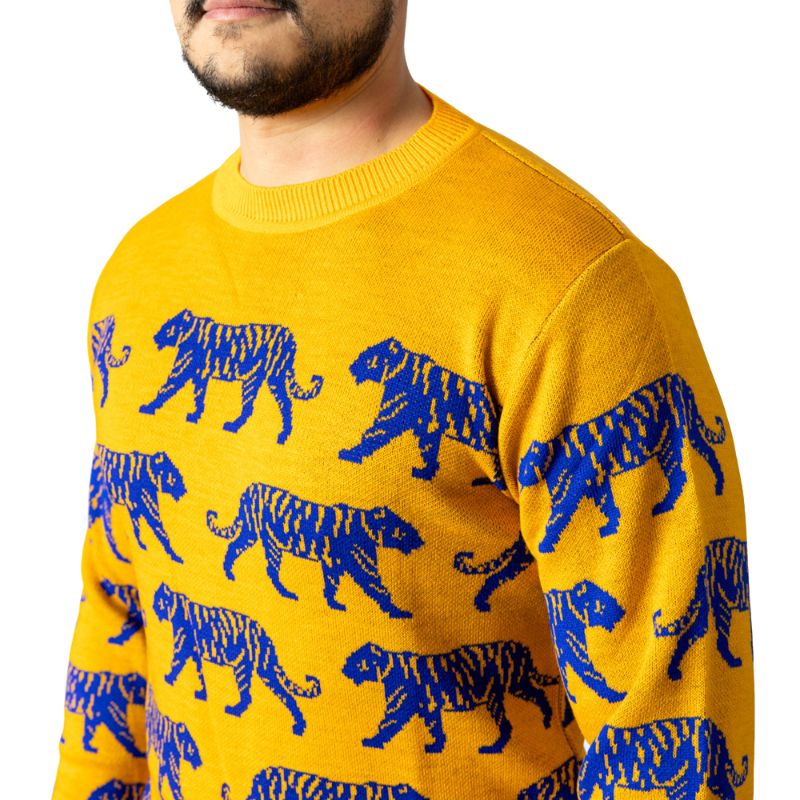 UGLY NAVIDEÑO TIGRES SILUETAS AMARILLO – TigreTienda