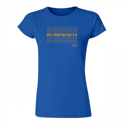 TSHIRT INCOMPARABLE DAMA AZUL