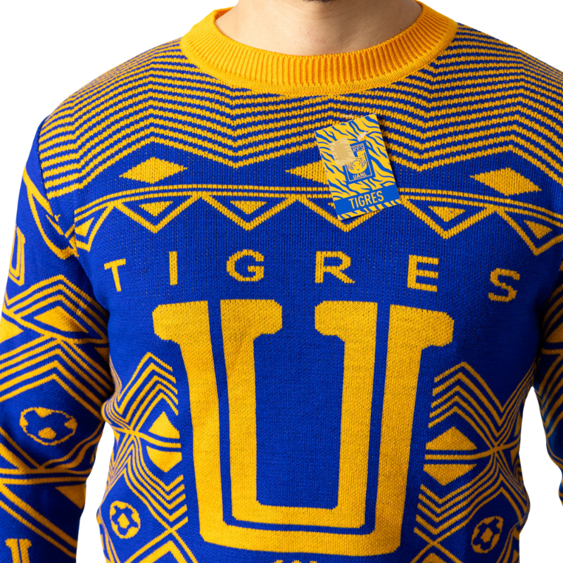 SUETER NAVIDEÑO TIGRES 