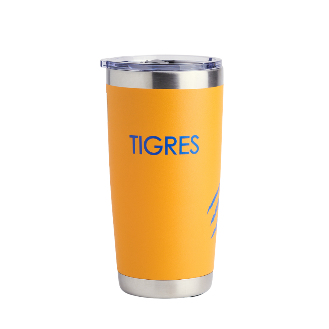 TIT7940 TERMO AMARILLO GARRA TIGRES 20oz