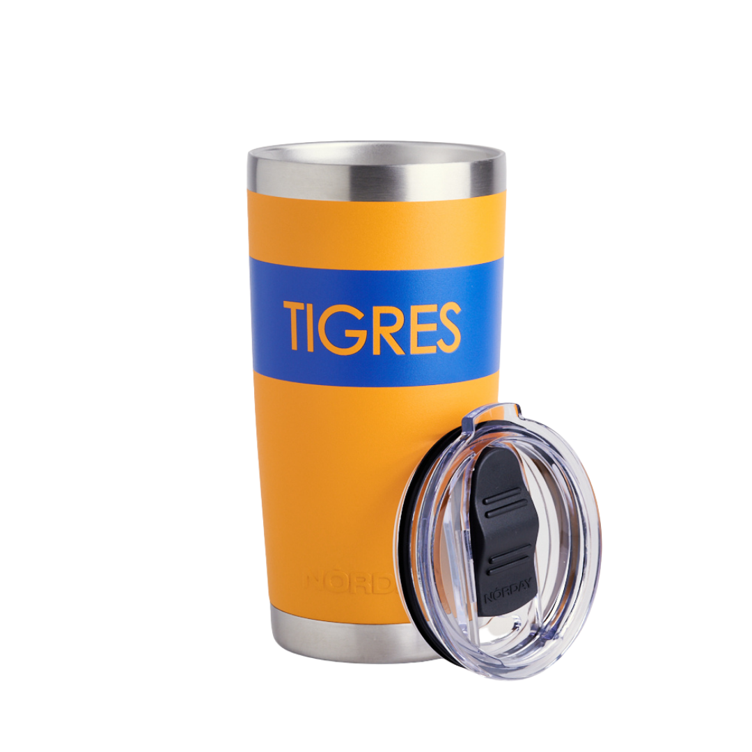 TIT7941 TERMO AMARILLO FRANJA TIGRES 20oz
