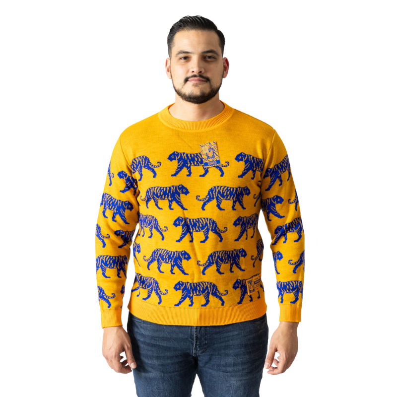 UGLY NAVIDEÑO TIGRES SILUETAS AMARILLO – TigreTienda