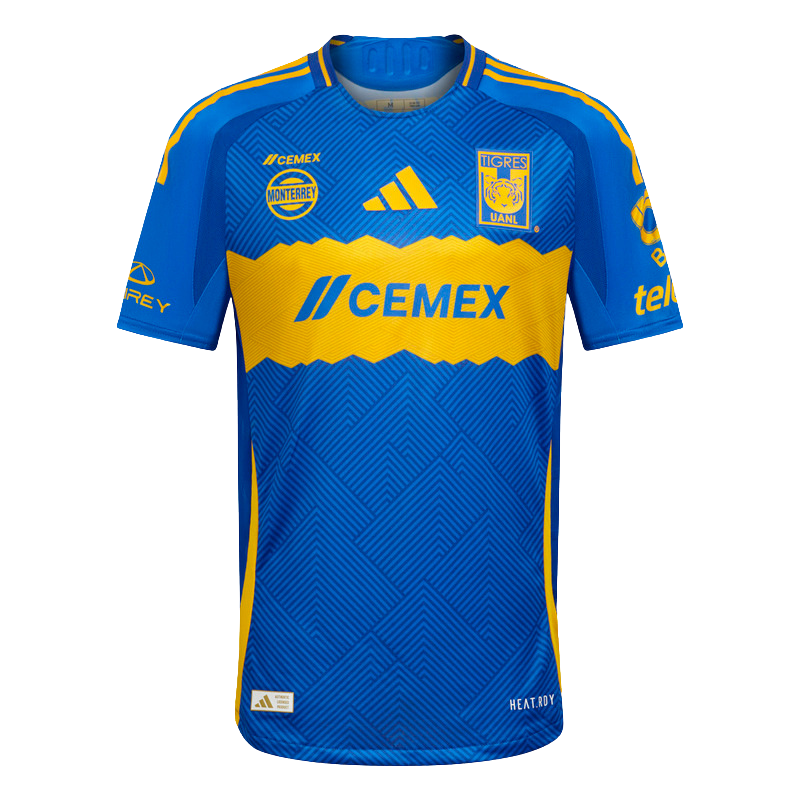 JERSEY VISITA TIGRES 24/25 (VERSION JUGADOR) OPCIÓN PARCHE DE 65 AÑOS