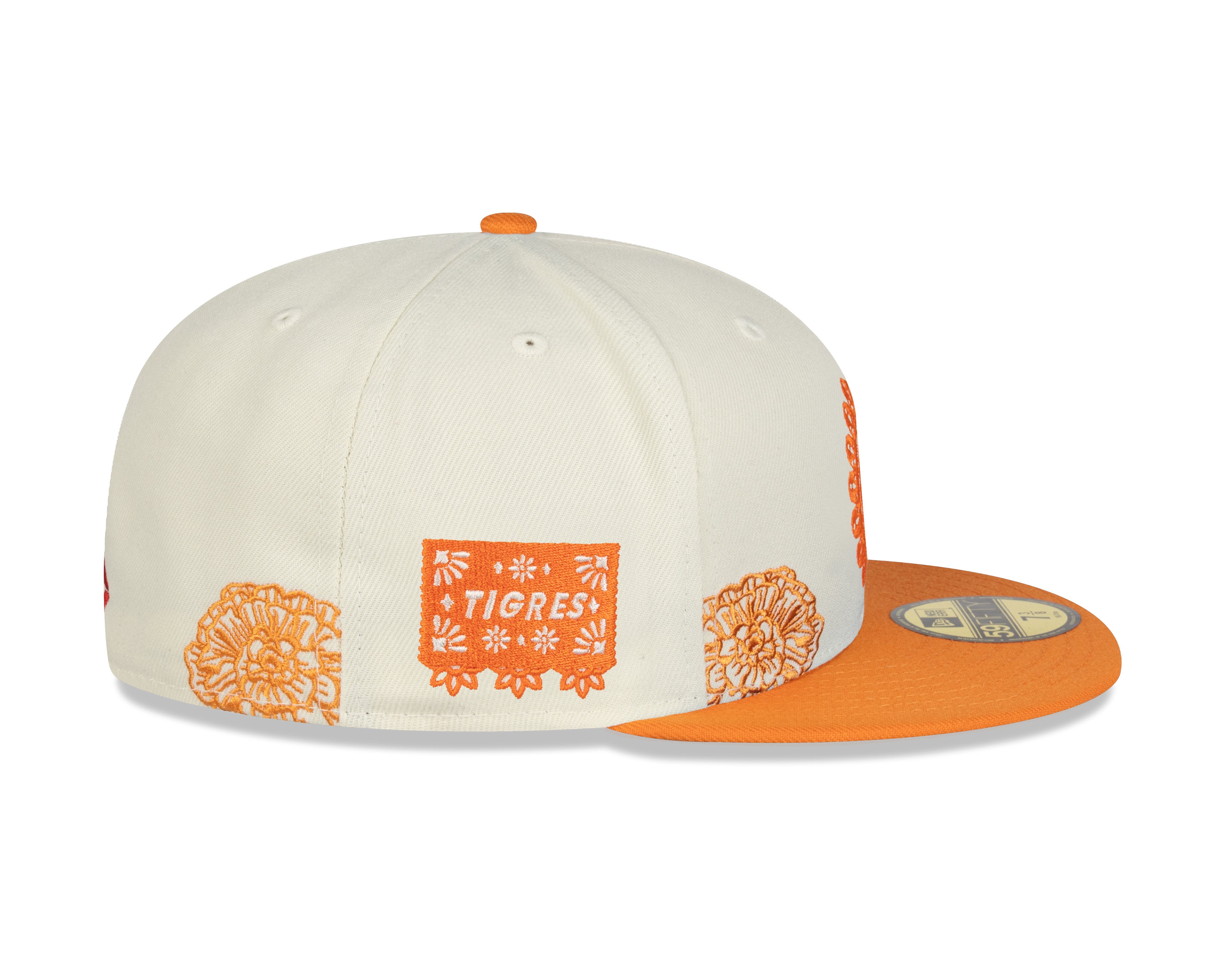 60594176 GORRA NEW ERA TIGRES VERSION DIA DE MUERTOS 9FIFTY CERRADA