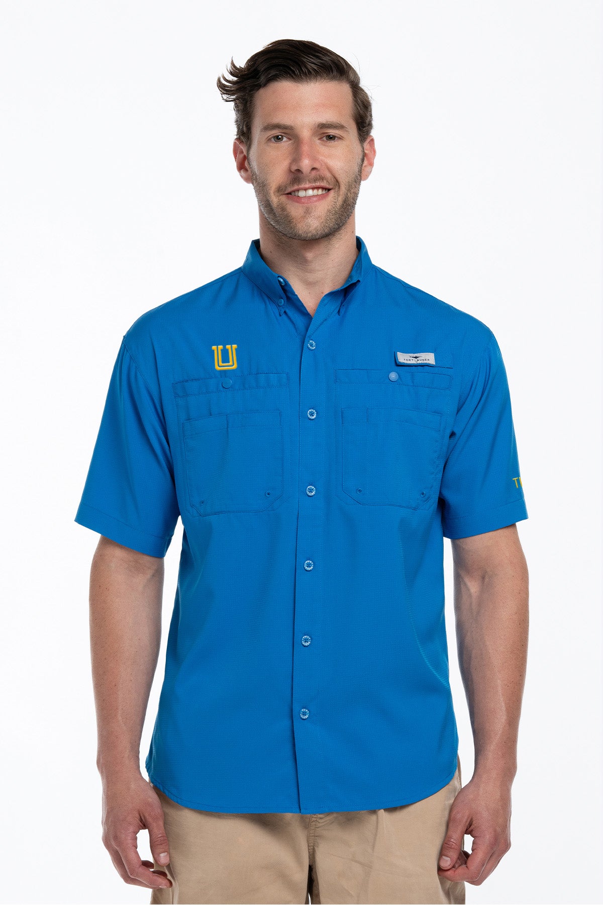 CAMISA TIGRES PESCADOR U AZUL