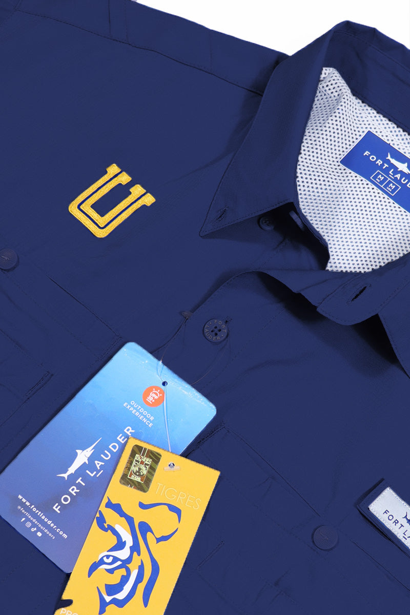 CAMISA TIGRES PESCADOR U AZUL