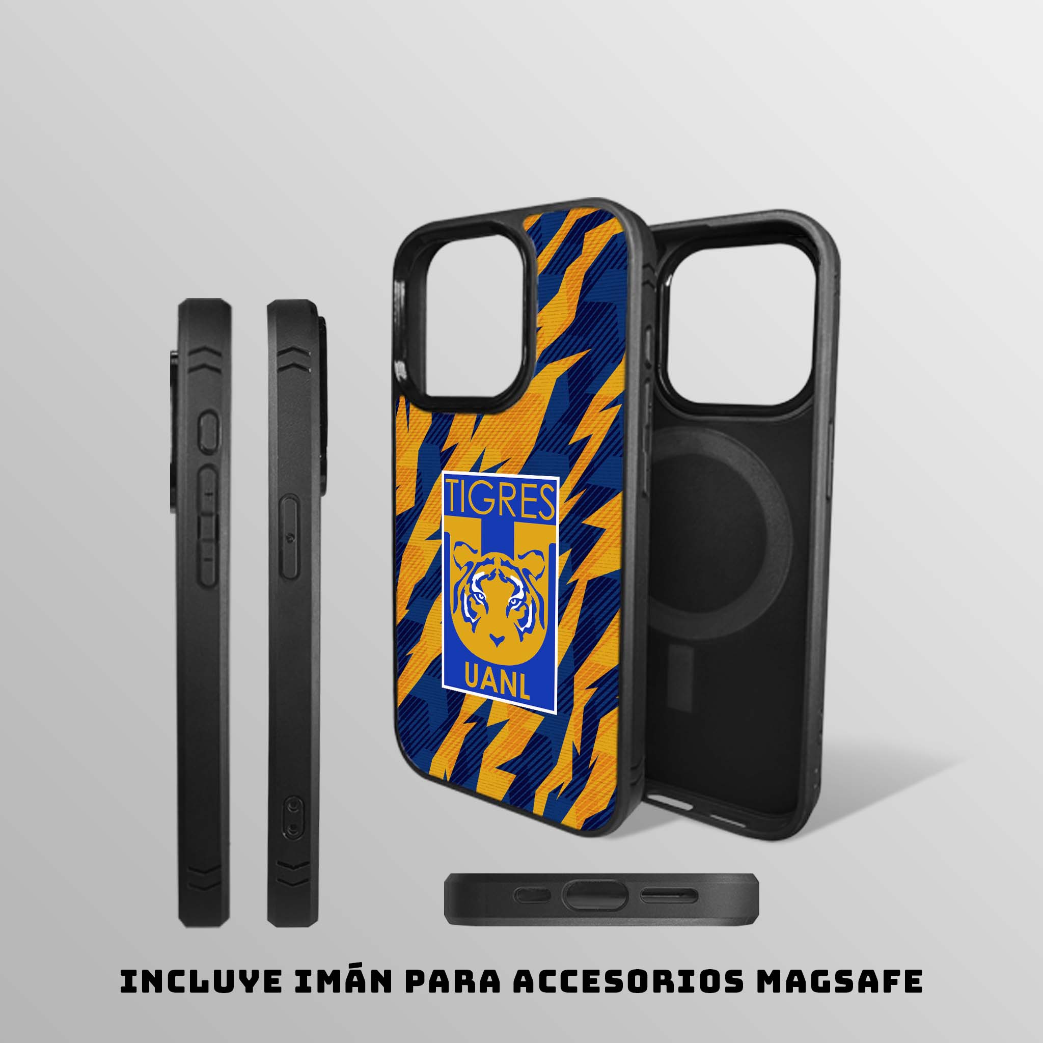 CASE BLACK TIGRES ESCUDO