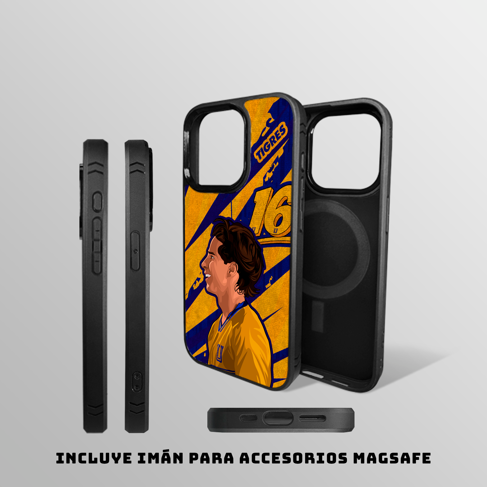 CASE BLACK TIGRES D. LAINEZ 16