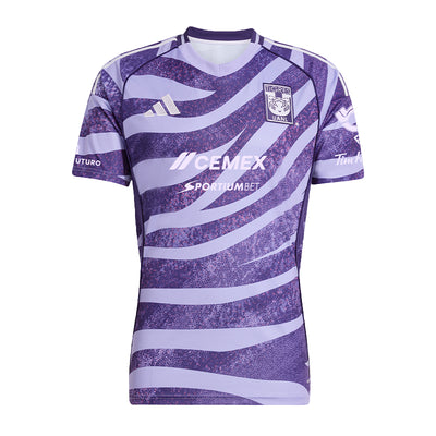 JJ2211 JERSEY TIGRES FEMENIL CABALLERO 2025/2026 CON PATROCINADORES