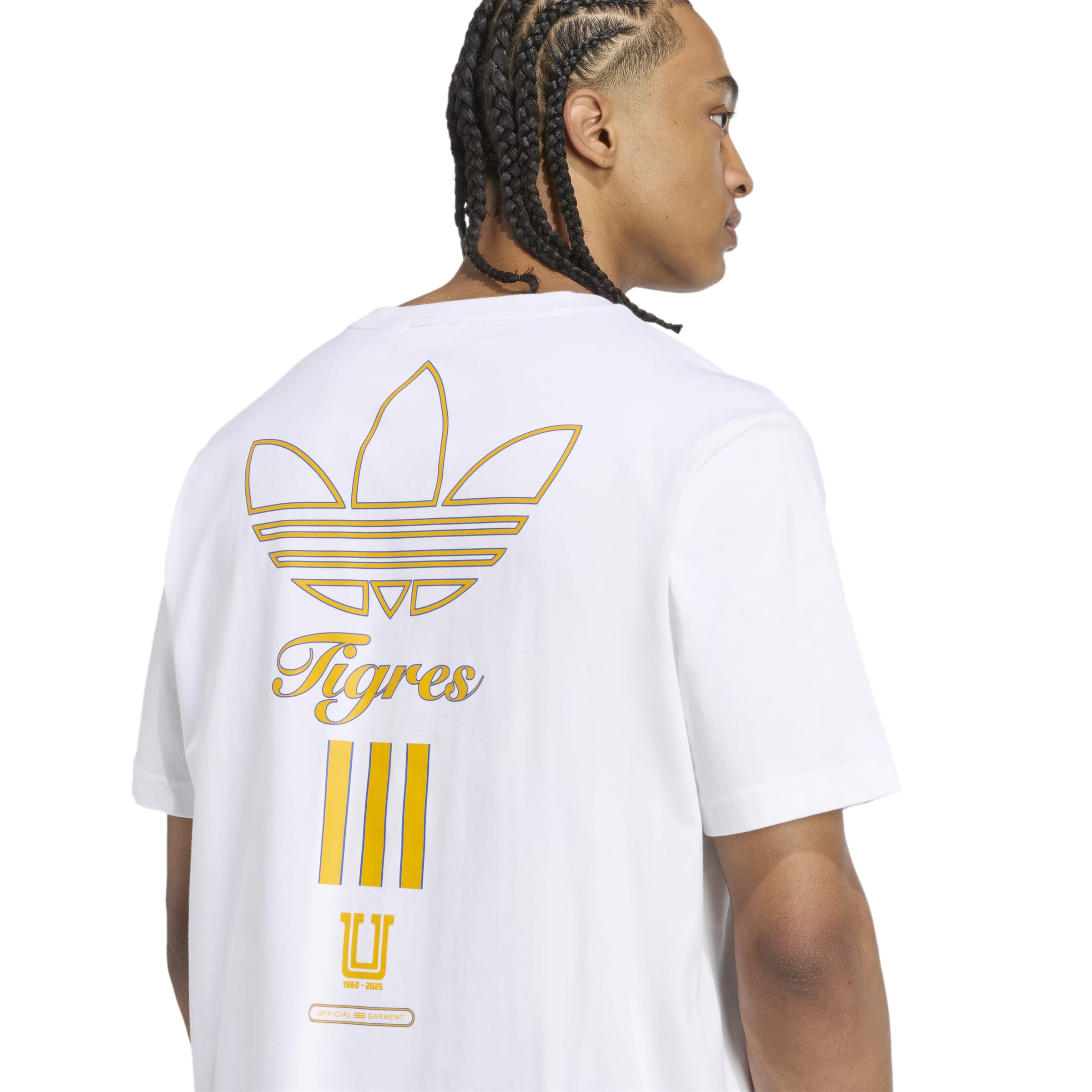 PLAYERA TIGRES ADIDAS ORIGINALS WHITE 2025