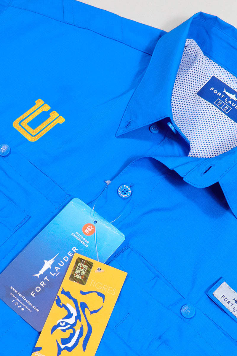 CAMISA TIGRES PESCADOR U AZUL