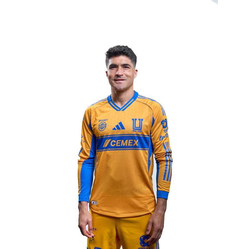 JERSEY TIGRES LOCAL MANGA LARGA VERSION JUGADOR 2025/2026