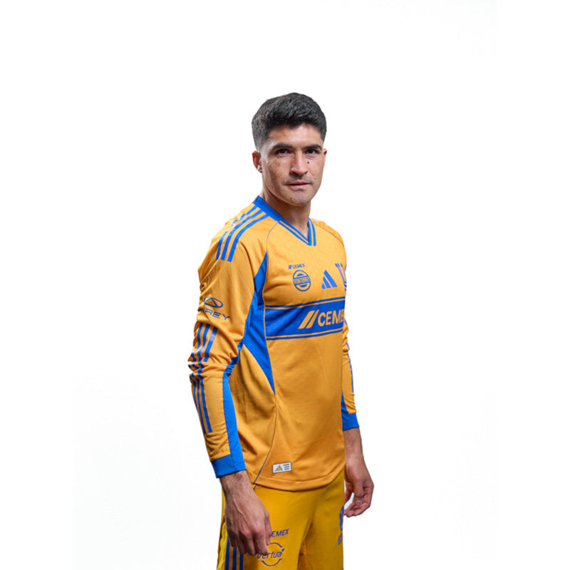 JERSEY TIGRES LOCAL MANGA LARGA VERSION JUGADOR 2025/2026