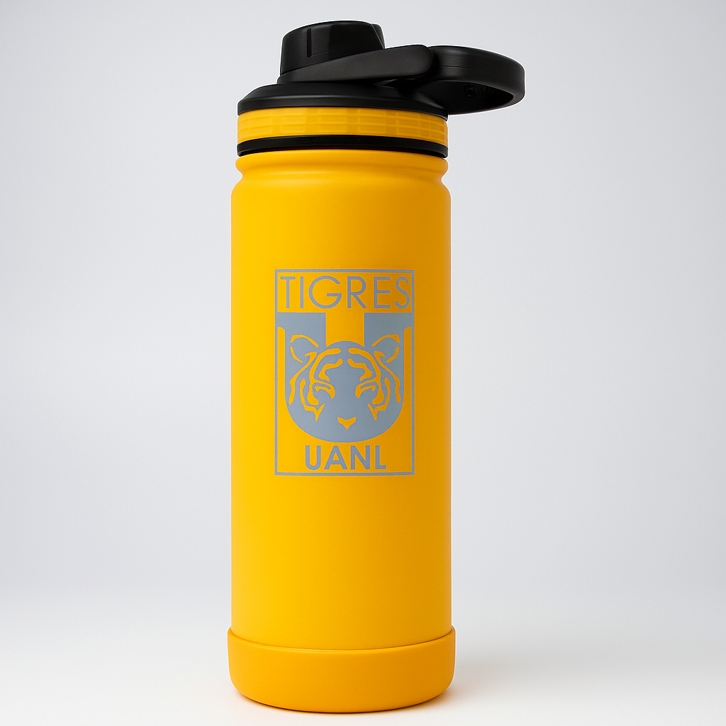 TIT7491 TERMO AMARILLO LOGO  18oz